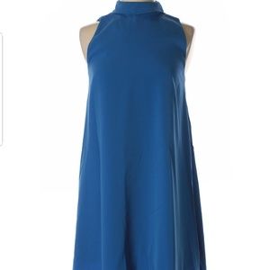 Blue A-Line Dress